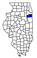 Location of Kankakee Co.